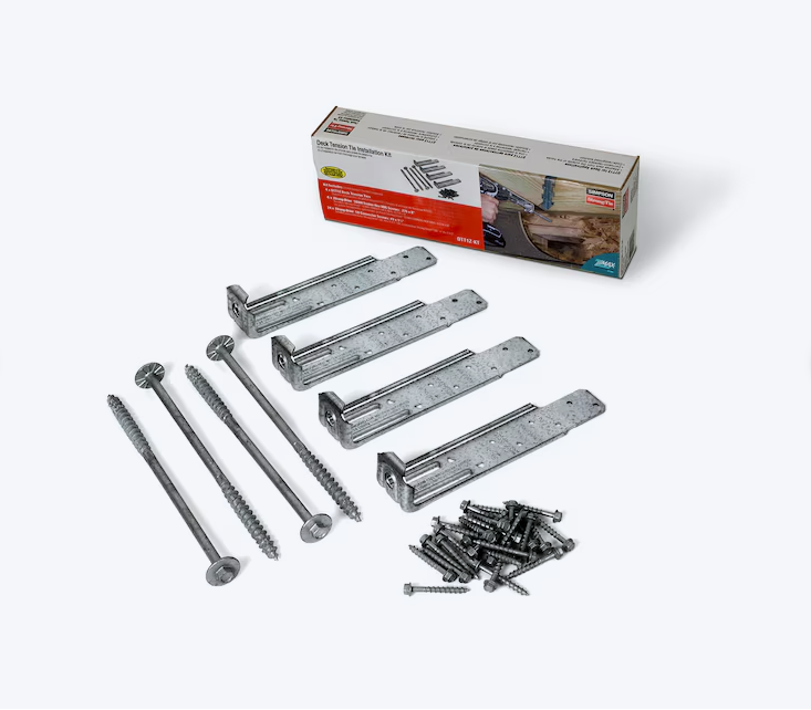 Simpson Strong-Tie DTT1Z-KT Deck Tension Tie Installation Kits