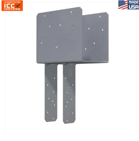 Simpson ECCQ66-SDS2.5HDG End Column Cap - Hot Dip Galvanized