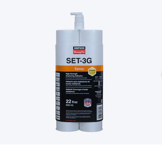 Simpson Strong-Tie SET3G22-N High-Strength Epoxy Adhesive 22oz W/nozzle